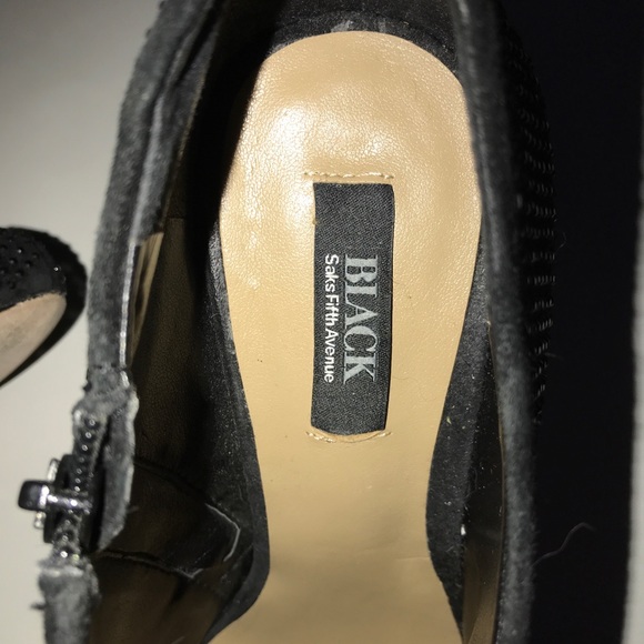 Leather embellished booties Sz 7,5 - Picture 8 of 13